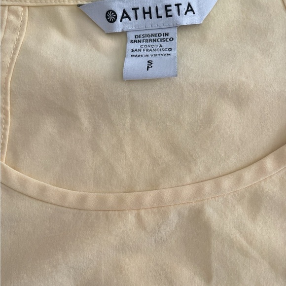 Athleta Butter Yellow Tank Slit Feature Top - Picture 3 of 5